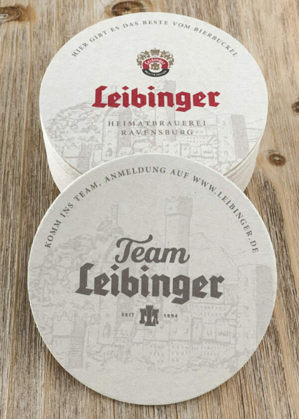 Team Leibinger Bierdeckel