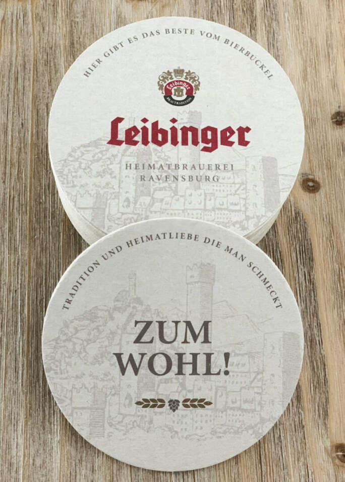 Personalisiert Bierdeckel „Zum Wohl“ Mit Wunschnamen – 30 Stück, Rund Oder Quadratisch, 9,3 X 9,3 Cm
